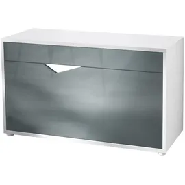 Vladon Kolmio 85 x 50 x 33 cm Sitzbank / grau