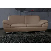 Calia Italia 2,5-Sitzer »Glamour, italienisches Designsofa mit entspannendem Sitzkomfort«, toller Designfuß braun