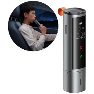 Baseus Alkoholtester, Electronic Breathalyzer SafeJourney Pro (Grey)