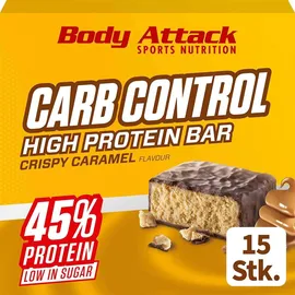 Body Attack Carb Control Blueberry Yoghurt Riegel 15 x 100 g