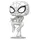 Funko Marvel Sketched - Spider-Man 9 cm Sammelfigur