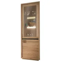 G+k möbelvertriebs-gmbh Vitrine Vitrine 65x205cm Wildeiche geölt WZ-0159