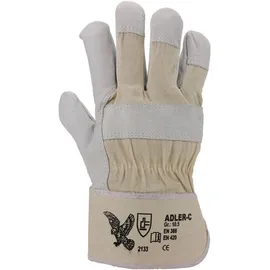 ASATEX Handschuhe Adler-C Gr.10,5 naturfarben Leder