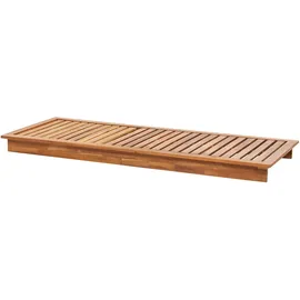 Beliani Gartenliege 200 x 60 x 30 cm Braun