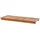 Beliani Gartenliege 200 x 60 x 30 cm Braun