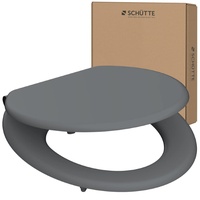 Schütte WC-Sitz SPIRIT GREY mit Absenkautomatik