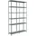 SCHULTE Regalwelt Anbauregal Metall 230 x 140 x 35 cm silberfarben