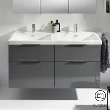 Burgbad Eqio Schrank mit Keramik-Waschtisch, 4 Auszüge, SEYT123F2010C0001G0200,