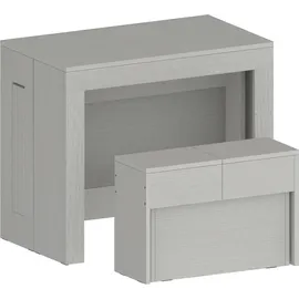 Dmora Dardizzon Konsolentisch 66 x 25 x 45 cm Weiß