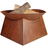 Jet-Line Feuerstelle Pueblo 57x33cm Garten Rostoptik