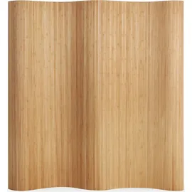 Homestyle4u Paravent Raumteiler in Braun 250x200 cm 302