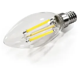 McShine Filament LED Kerzenlampe E14 6 W warmweiß