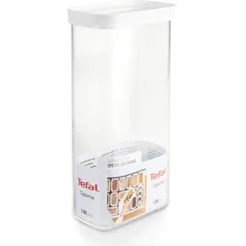 Tefal Optima rechteckig transparent/weiß 2,8 l
