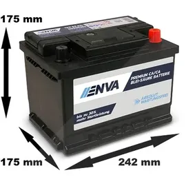 Enva Starterbatterie 62Ah 12V