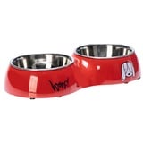 Karlie Diner Set Jairo Rot 2 x 350 ml, 2 x Ø 14,5 cm Hund