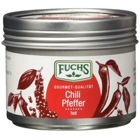 Fuchs Gewürze – Chili-Pfeffer hot, scharfe Gewürzmischung mit pikant-fruchtigem Aroma, zum Würzen von Steaks, Wok-Gerichten oder Dips, vegan, 3 x 35 g