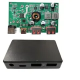 Solar Faltbare Ladespannungsregler Controller Anschlussdose mit Dual-USB für QC3.0 Schnellladung und für TYPE-C PD100W 5-Level-Ausgang für 12V Akku Aufladen Laptop Handy
