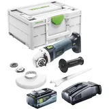 Festool AGC 18-125 EB-Basic Akku Winkelschleifer 18 V 125 mm Brushless + 1x Akku 8,0 Ah + Schnellladegerät + Systainer