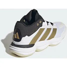adidas Damen/Herren Handball Hallenschuhe / Court Stabil weiß/schwarz