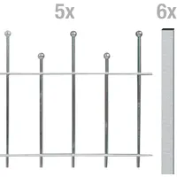 GAH Alberts Alberts Zaun-Grund-Set Madrid,fvz,z.Aufschr.,Länge:10 m,Höhe:495 mm 507756