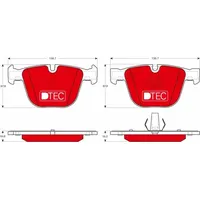 TRW Bremsbelagsatz, Scheibenbremse DTEC COTEC