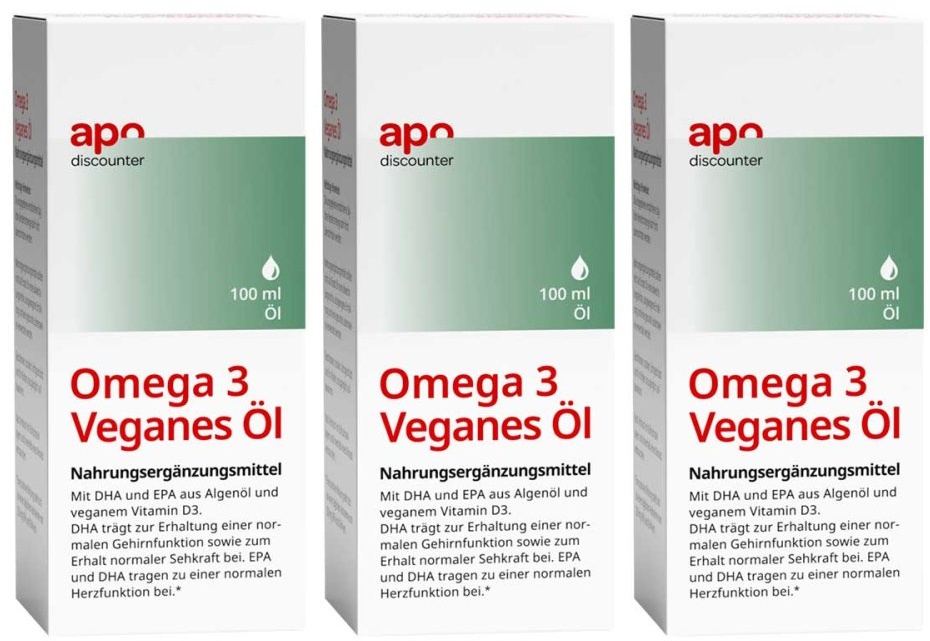 Omega 3 veganes Algenöl von apodiscounter