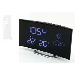 Soundmaster FUR100 Wetterstation Funk Außensensor Radiowecker LCD Sleeptimer UKW Radio