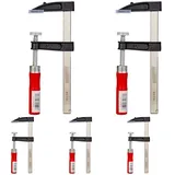 Brüder Mannesmann M 904-150 Bastler-Schraubzwinge 50 x 150 mm, 1 Stück (Packung mit 5)