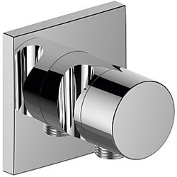 Keuco IXMO Pure Absperrventil 59541010202 verchromt, Unterputz, eckig, Schlauchanschluss/Brausehalter
