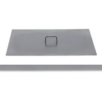 farmcook Feuerschalen Abdeckung Feuerschalen Deckel unlakiert 81 x 81 cm