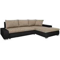 Beautysofa Ecksofa TEO mit Schlaffunktion, Schlafecke - Sofa Webstoff