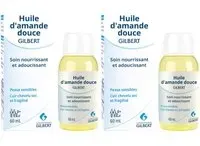 Gilbert Huile d'Amande Douce 2x60 ml