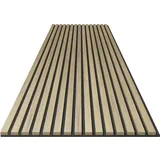 acous Akustikpaneel Professional Hellbraun 2 St. 60 x 250 x 2,1 cm