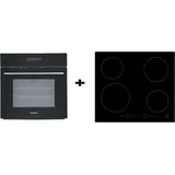 Backofen Herd  Kochfeld Herdset Induktion Einbau Pyrolyse Timer Respekta