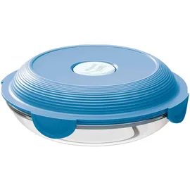 Maped PICNIK Mikrowellen-Teller CONCEPT, aus Glas, blau,