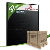 Jolywood 500Wp Niwa JW-HD108N-R2 Glas-Glas Bifazial Fullblack (Palette)