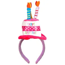 Boland Kostüm Haarreif Happy Birthday, Hut mit Kerzen ...