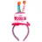 Boland 00940 - Haarreif Happy Birthday, Tiara mit Mini-Hut für den Geburtstag, Torte, Geschenk, Überraschung, Party, Dekoration