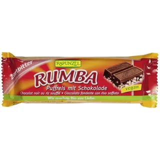 RAPUNZEL Rumba Puffreisriegel Zartbitter bio 50g