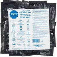 EXS Condoms EXS Black Latex* 100 Kondome