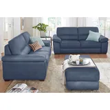 Calia Italia Polstergarnitur CALIA ITALIA "Gaia, hochwertige Garnitur aus 2-Sitzer & 3-Sitzer im edlen Design", blau (blau,), Luxus-Microfaser GINEVRA, Luxus-Microfaser Ginevra (100% Polyester), Sitzmöbel-Sets, aus pflegeleichtem Luxus-Microfaser Ginevra Hydro Care