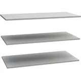 Forte Einlegeboden 82,9x42cm 3 Stk. Grau,