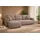kaiser möbel Ecksofa mit Schlaffunktion und Bettkasten, Sofa L-Form Bingo L, Chenille-Stoff Artico, Beige, Links - Beige
