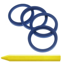 4X Zentrierringe 72,0 x 57,1 mm Blau Felgen Ringe + 1x Reifen Kreide Fett Stift