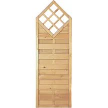 Tetzner & Jentzsch Massivzaun Karo 60 x 180/150 cm Grün/Holz