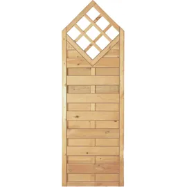 Tetzner & Jentzsch Massivzaun Karo 60 x 180/150 cm Grün/Holz