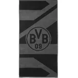 Dortmund Borussia Dortmund Handtuch grau/schwarz