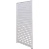 MCW Lamellenwand für Pavillon 2 Stück 0,90 x 2,20 m Weiß