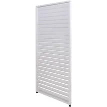 MCW Lamellenwand für Pavillon 2 Stück 0,90 x 2,20 m Weiß