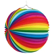 Amscan Lampion Regenbogen Papier 25 cm